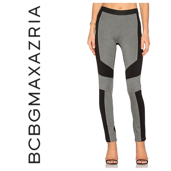 BCBGMaxAzria Jeremiah Ponte Moto Legging - Picture 1 of 2